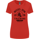 Mick's Gym Boxing Boxer Movie Womens Wider Cut T-Shirt Red