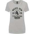 Mick's Gym Boxing Boxer Movie Womens Wider Cut T-Shirt Sports Grey