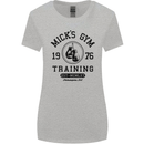 Mick's Gym Boxing Boxer Movie Womens Wider Cut T-Shirt Sports Grey