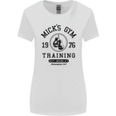 Mick's Gym Boxing Boxer Movie Womens Wider Cut T-Shirt White