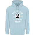 Micks Gym Training Boxing Boxer Box Childrens Kids Hoodie Light Blue