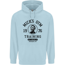 Micks Gym Training Boxing Boxer Box Childrens Kids Hoodie Light Blue