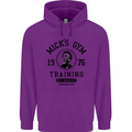 Micks Gym Training Boxing Boxer Box Childrens Kids Hoodie Purple