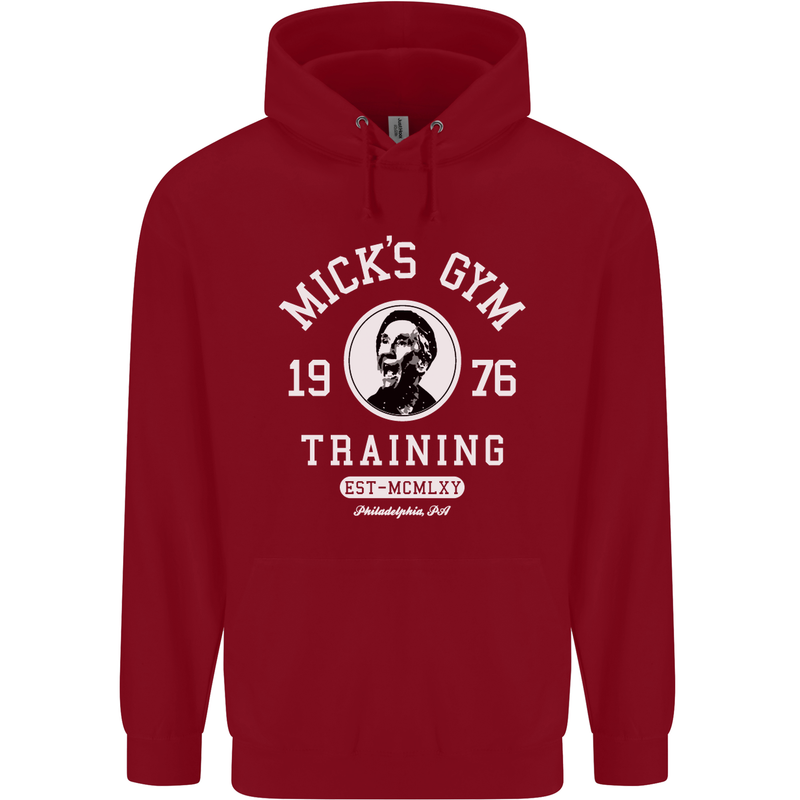 Micks Gym Training Boxing Boxer Box Childrens Kids Hoodie Red
