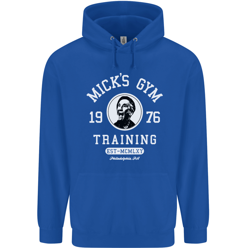 Micks Gym Training Boxing Boxer Box Childrens Kids Hoodie Royal Blue