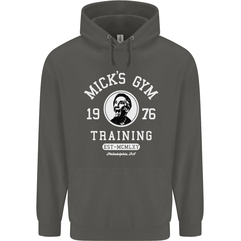 Micks Gym Training Boxing Boxer Box Childrens Kids Hoodie Storm Grey