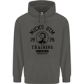 Micks Gym Training Boxing Boxer Box Childrens Kids Hoodie Storm Grey