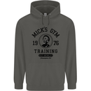 Micks Gym Training Boxing Boxer Box Childrens Kids Hoodie Storm Grey