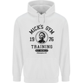 Micks Gym Training Boxing Boxer Box Childrens Kids Hoodie White