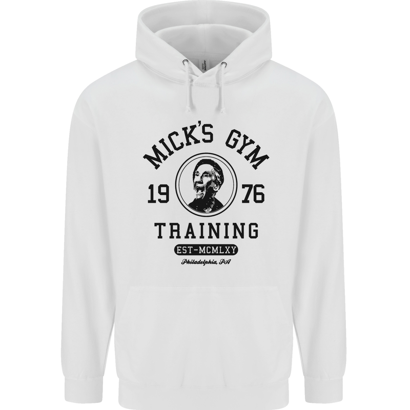 Micks Gym Training Boxing Boxer Box Childrens Kids Hoodie White