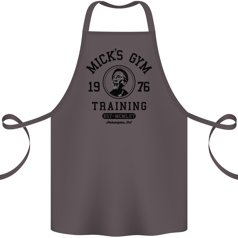 Micks Gym Training Boxing Boxer Box Cotton Apron 100% Organic Dark Grey