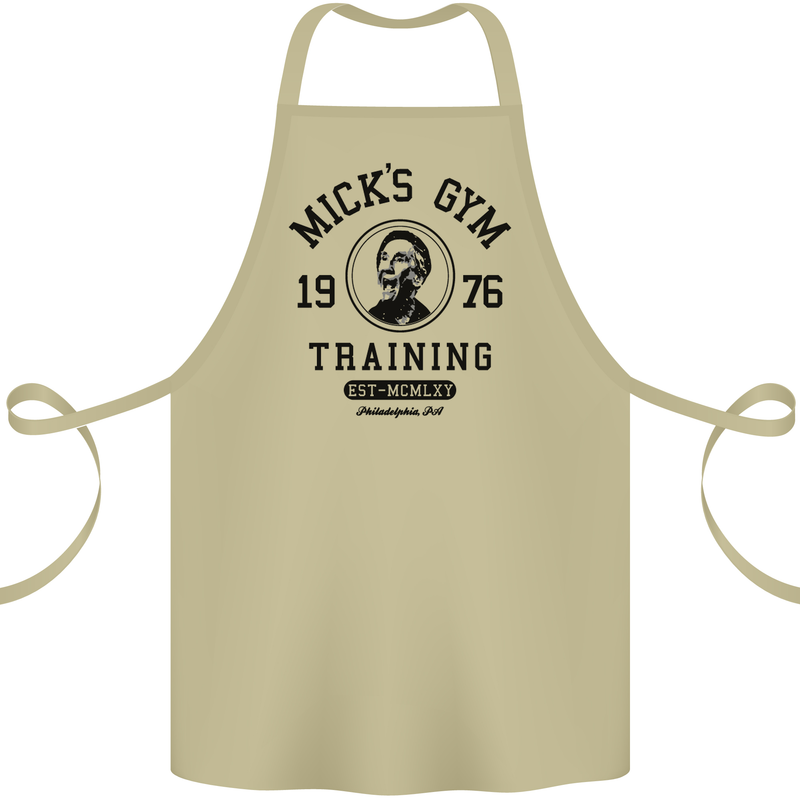 Micks Gym Training Boxing Boxer Box Cotton Apron 100% Organic Khaki