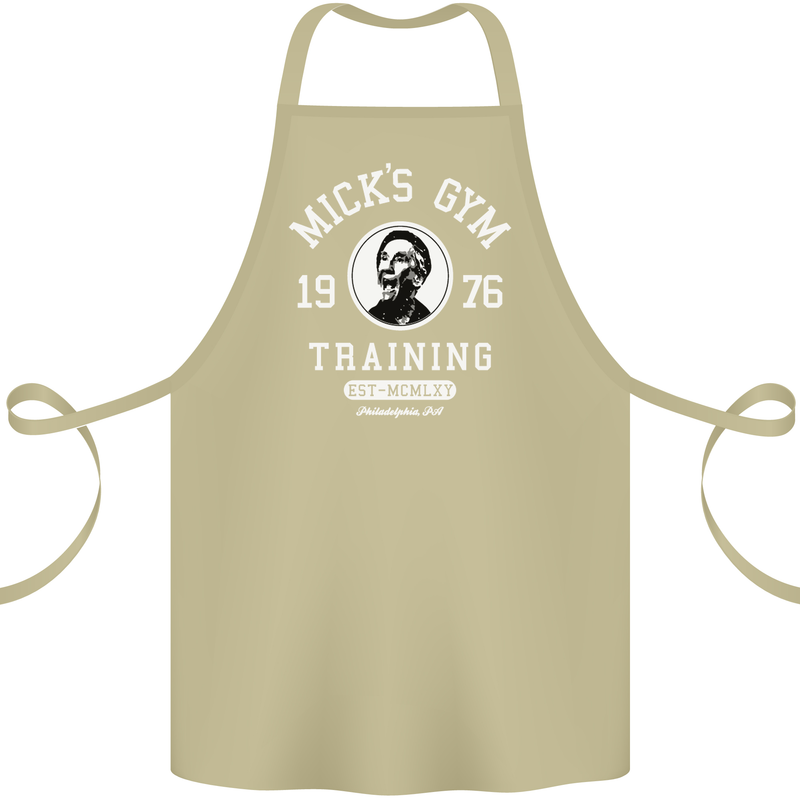 Micks Gym Training Boxing Boxer Box Cotton Apron 100% Organic Khaki