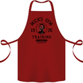 Micks Gym Training Boxing Boxer Box Cotton Apron 100% Organic Maroon