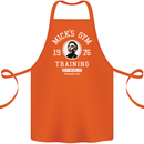 Micks Gym Training Boxing Boxer Box Cotton Apron 100% Organic Orange