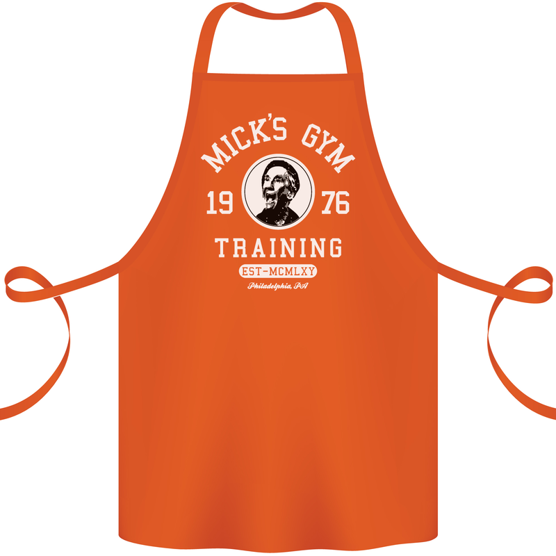 Micks Gym Training Boxing Boxer Box Cotton Apron 100% Organic Orange