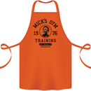 Micks Gym Training Boxing Boxer Box Cotton Apron 100% Organic Orange