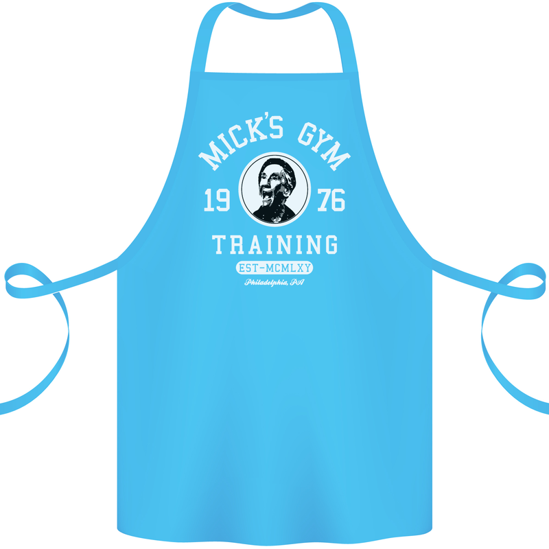 Micks Gym Training Boxing Boxer Box Cotton Apron 100% Organic Turquoise