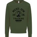 Micks Gym Training Boxing Boxer Box Kids Sweatshirt Jumper Forest Green