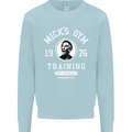 Micks Gym Training Boxing Boxer Box Kids Sweatshirt Jumper Light Blue