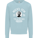 Micks Gym Training Boxing Boxer Box Kids Sweatshirt Jumper Light Blue