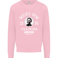 Micks Gym Training Boxing Boxer Box Kids Sweatshirt Jumper Light Pink