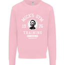 Micks Gym Training Boxing Boxer Box Kids Sweatshirt Jumper Light Pink