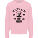 Micks Gym Training Boxing Boxer Box Kids Sweatshirt Jumper Light Pink