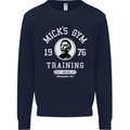 Micks Gym Training Boxing Boxer Box Kids Sweatshirt Jumper Navy Blue
