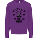 Micks Gym Training Boxing Boxer Box Kids Sweatshirt Jumper Purple