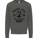 Micks Gym Training Boxing Boxer Box Kids Sweatshirt Jumper Storm Grey