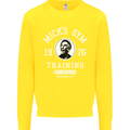 Micks Gym Training Boxing Boxer Box Kids Sweatshirt Jumper Yellow