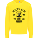 Micks Gym Training Boxing Boxer Box Kids Sweatshirt Jumper Yellow