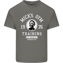 Micks Gym Training Boxing Boxer Box Kids T-Shirt Childrens Charcoal