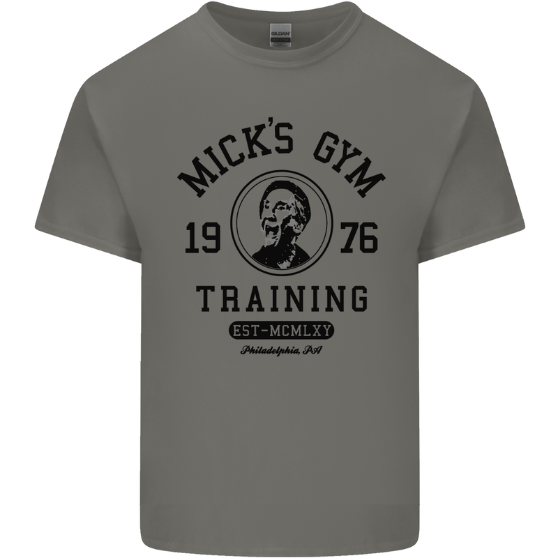 Micks Gym Training Boxing Boxer Box Kids T-Shirt Childrens Charcoal