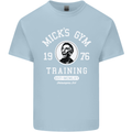 Micks Gym Training Boxing Boxer Box Kids T-Shirt Childrens Light Blue