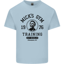 Micks Gym Training Boxing Boxer Box Kids T-Shirt Childrens Light Blue