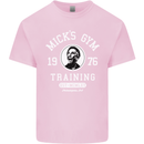 Micks Gym Training Boxing Boxer Box Kids T-Shirt Childrens Light Pink