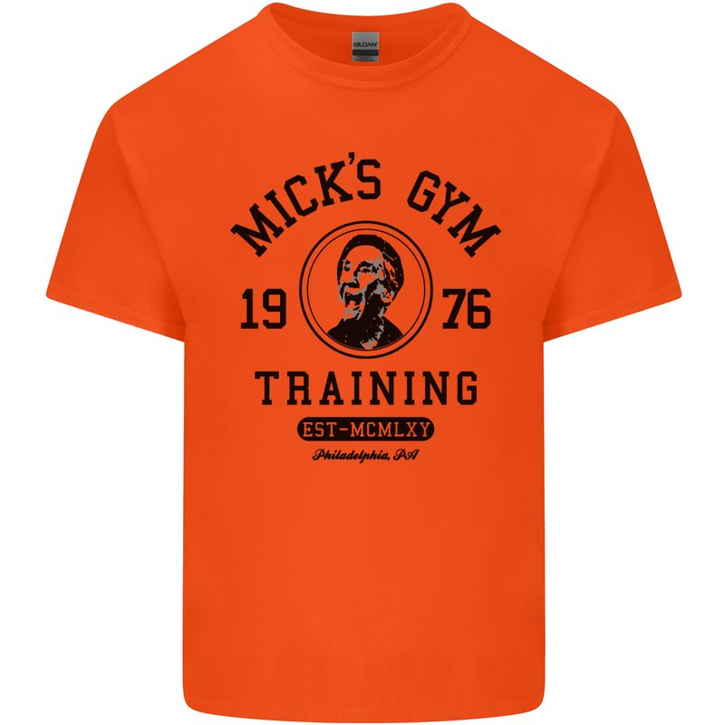 Micks Gym Training Boxing Boxer Box Kids T-Shirt Childrens Orange