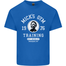 Micks Gym Training Boxing Boxer Box Kids T-Shirt Childrens Royal Blue