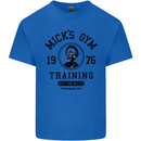 Micks Gym Training Boxing Boxer Box Kids T-Shirt Childrens Royal Blue