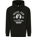 Micks Gym Training Boxing Boxer Box Mens 80% Cotton Hoodie Black