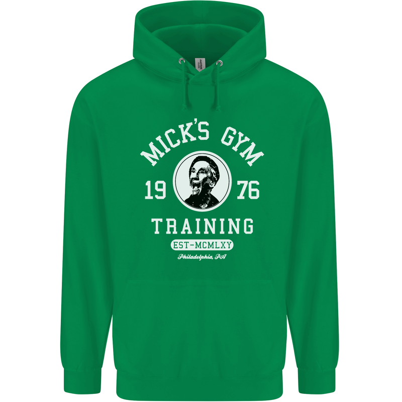 Micks Gym Training Boxing Boxer Box Mens 80% Cotton Hoodie Irish Green