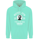 Micks Gym Training Boxing Boxer Box Mens 80% Cotton Hoodie Peppermint