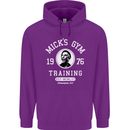 Micks Gym Training Boxing Boxer Box Mens 80% Cotton Hoodie Purple