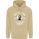 Micks Gym Training Boxing Boxer Box Mens 80% Cotton Hoodie Sand