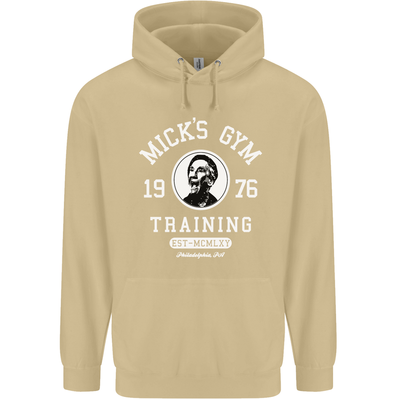 Micks Gym Training Boxing Boxer Box Mens 80% Cotton Hoodie Sand