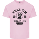 Micks Gym Training Boxing Boxer Box Mens Cotton T-Shirt Tee Top Light Pink