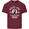 Micks Gym Training Boxing Boxer Box Mens Cotton T-Shirt Tee Top Maroon