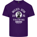 Micks Gym Training Boxing Boxer Box Mens Cotton T-Shirt Tee Top Purple